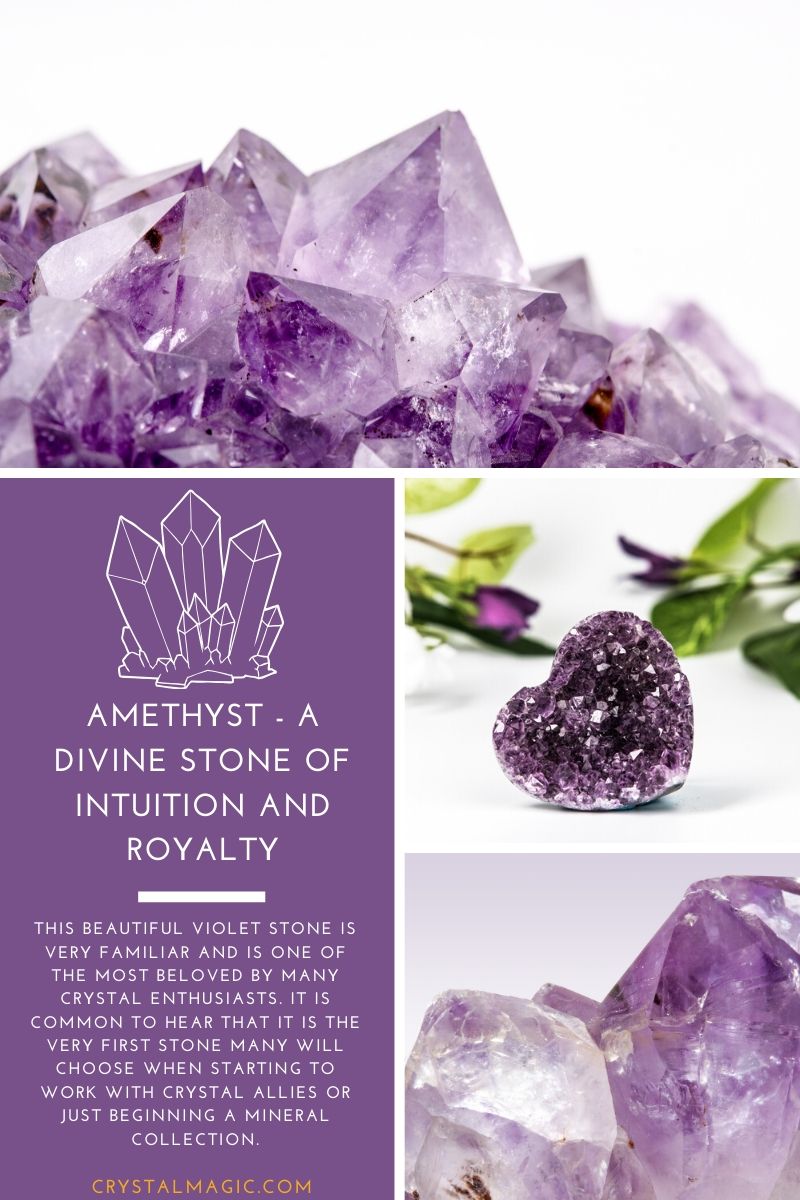 Amethyst Crystals – Meaning & Properties of the Purple Stone