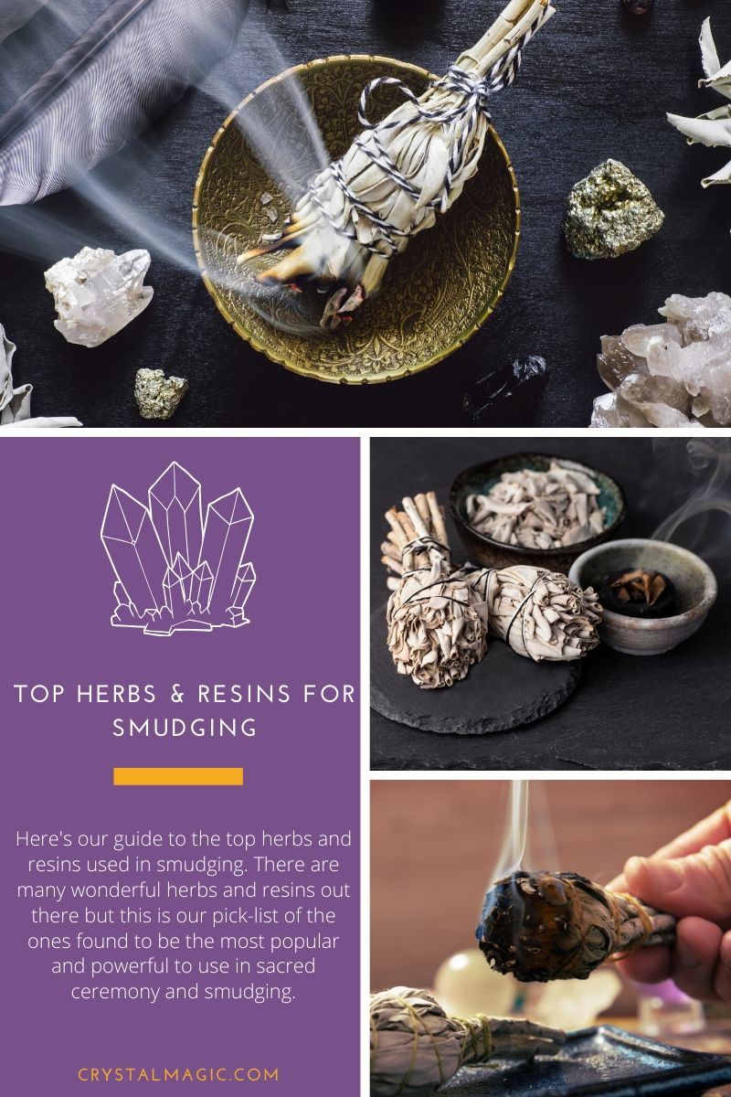 Top Herbs and Resins for Smudging any space!