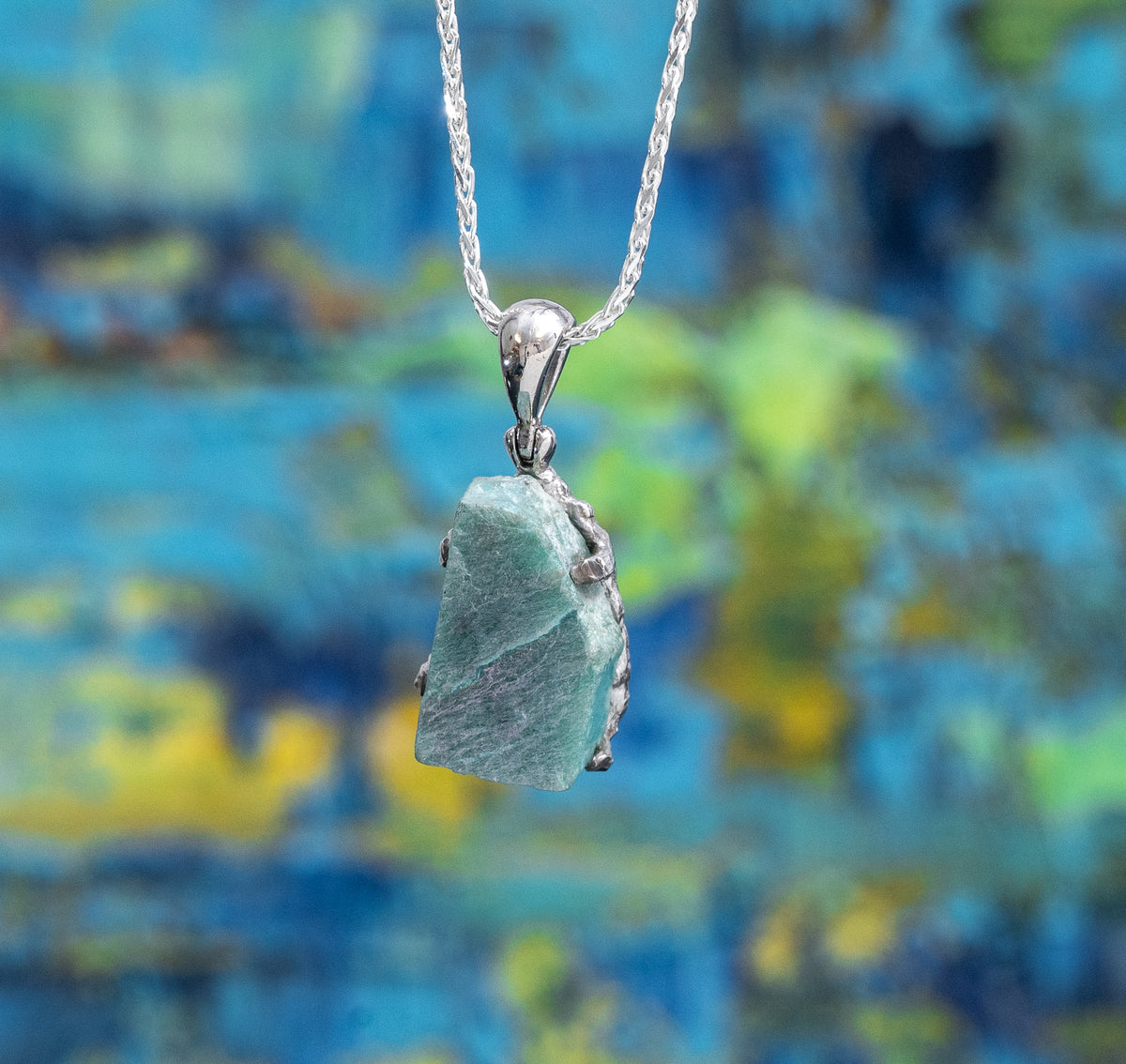Aura Amazonite Pendant