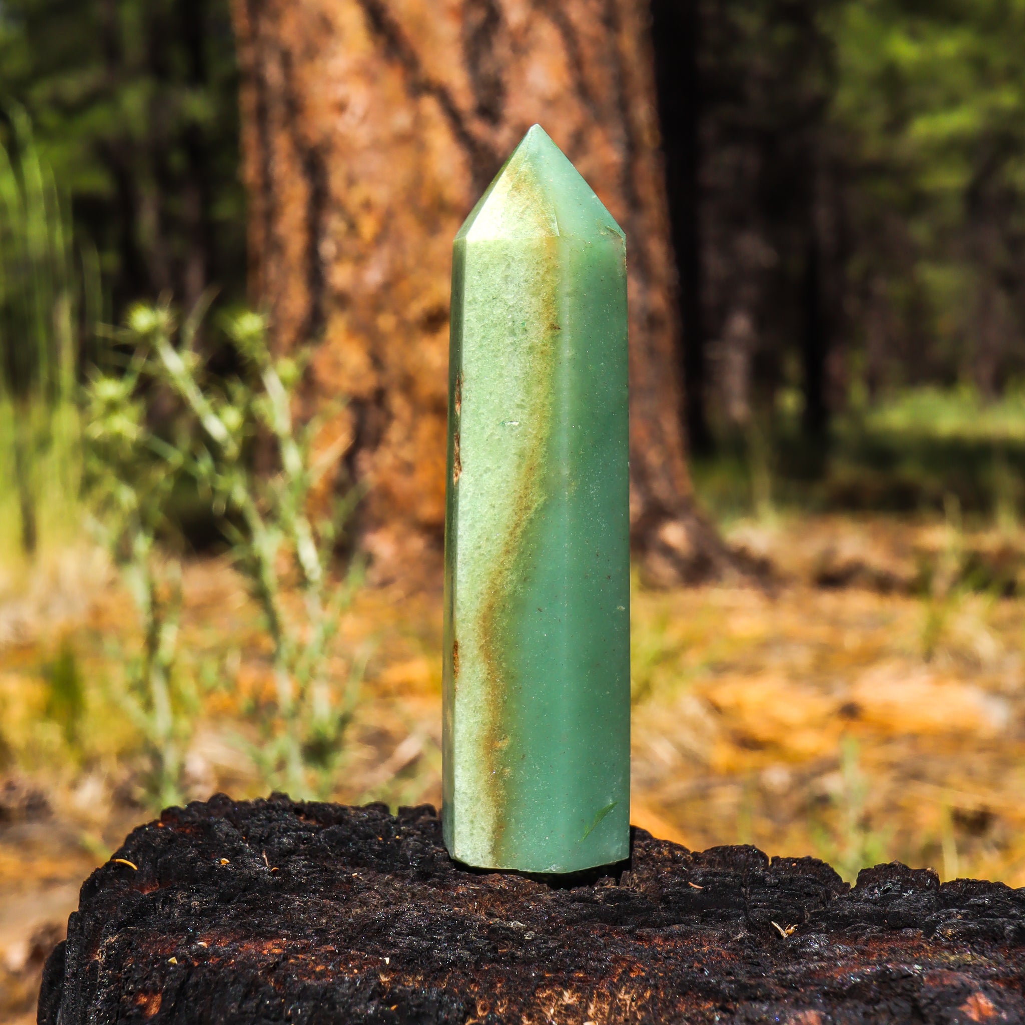 Green Aventurine Point