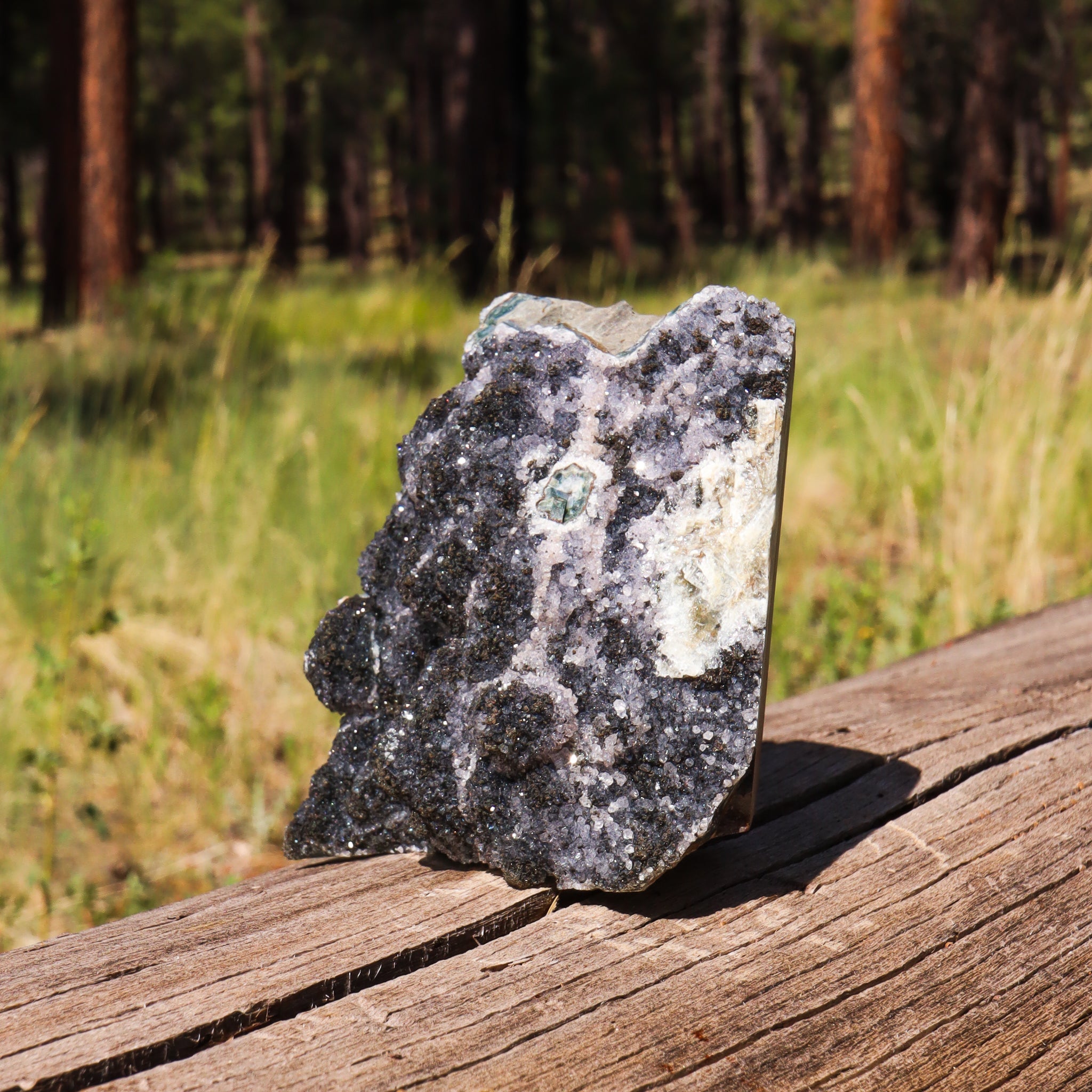 Black Amethyst Geode