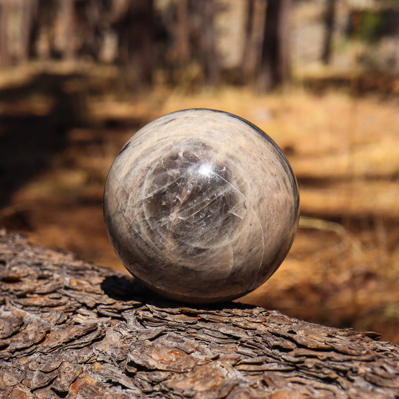 Black Moonstone Sphere