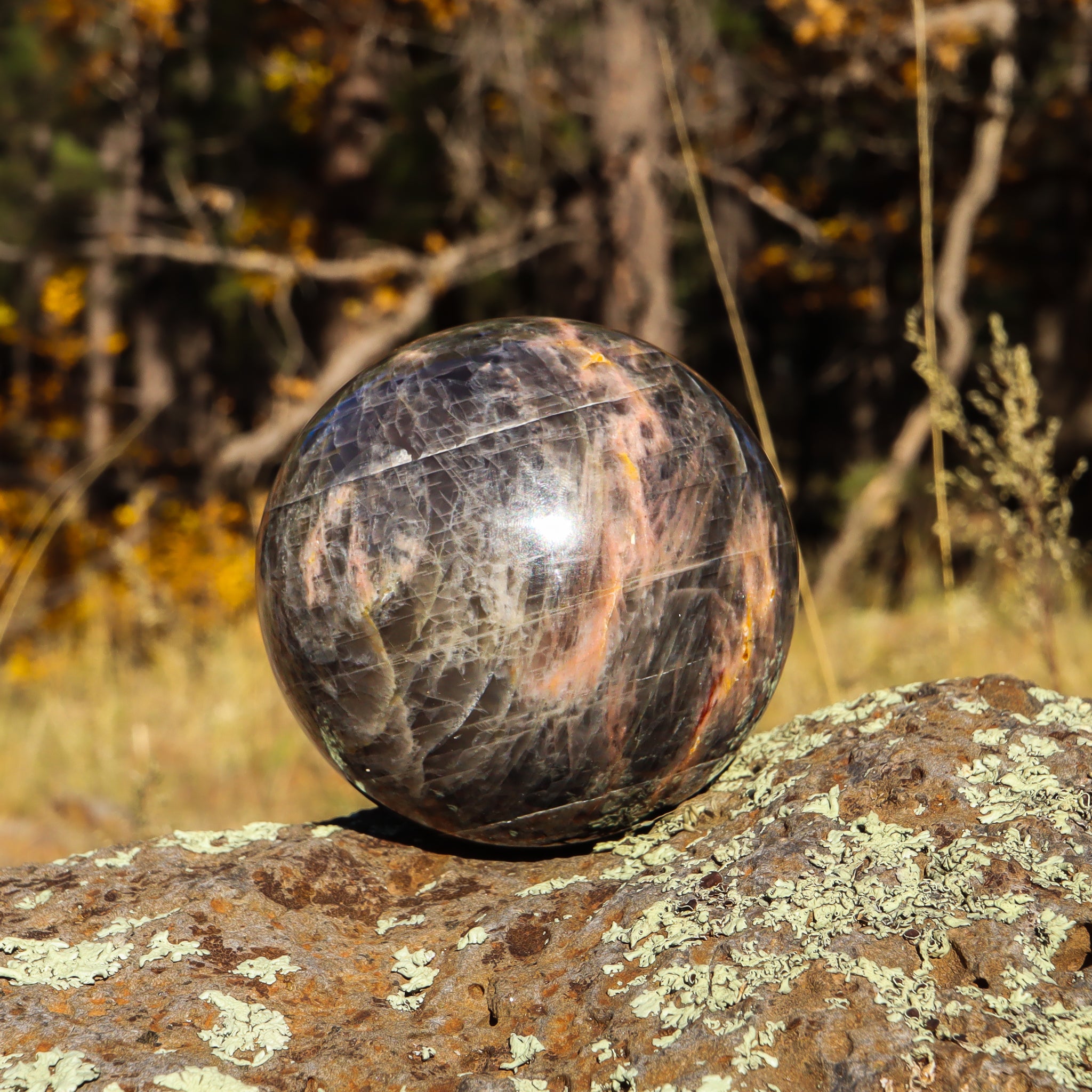 Black Moonstone Sphere