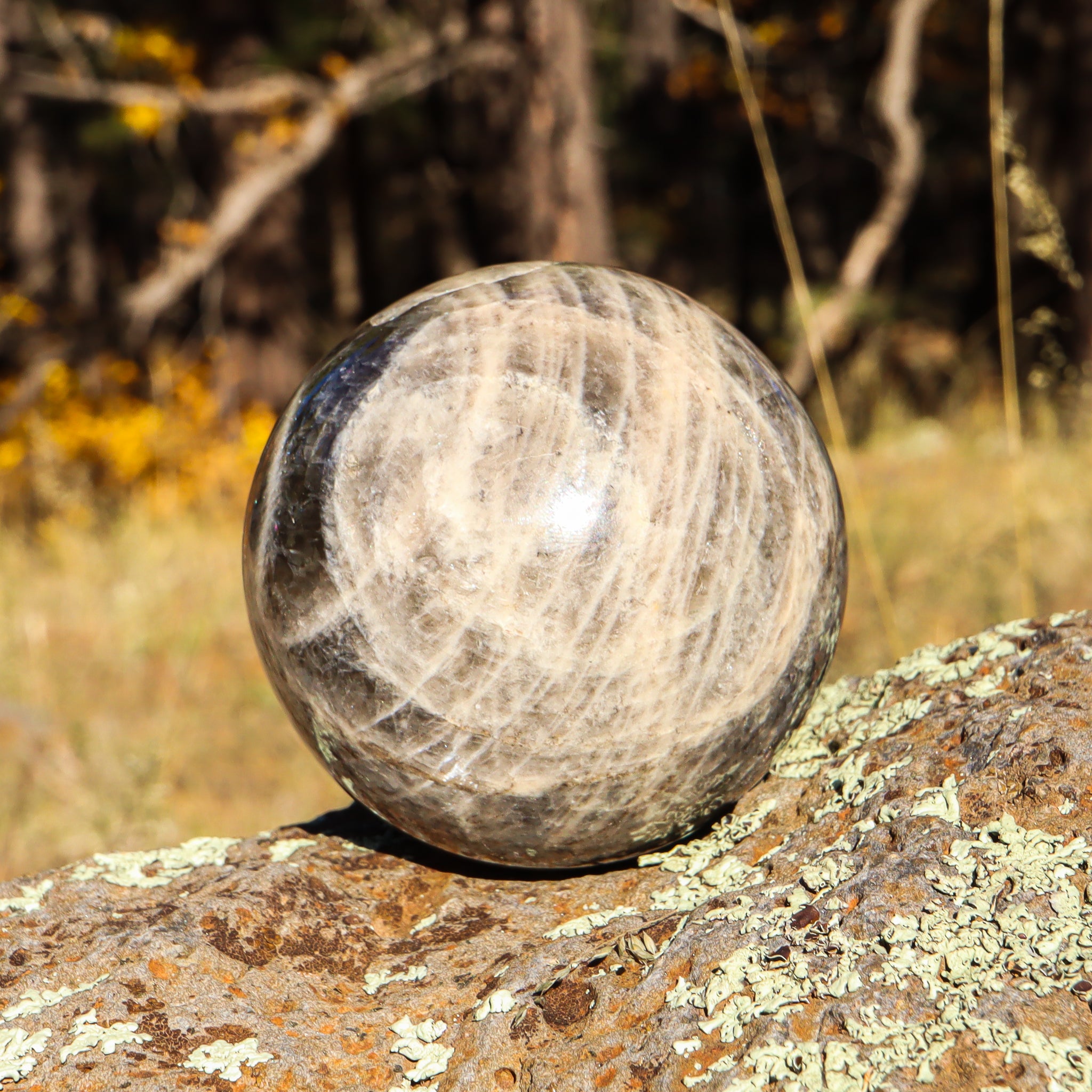 Black Moonstone Sphere