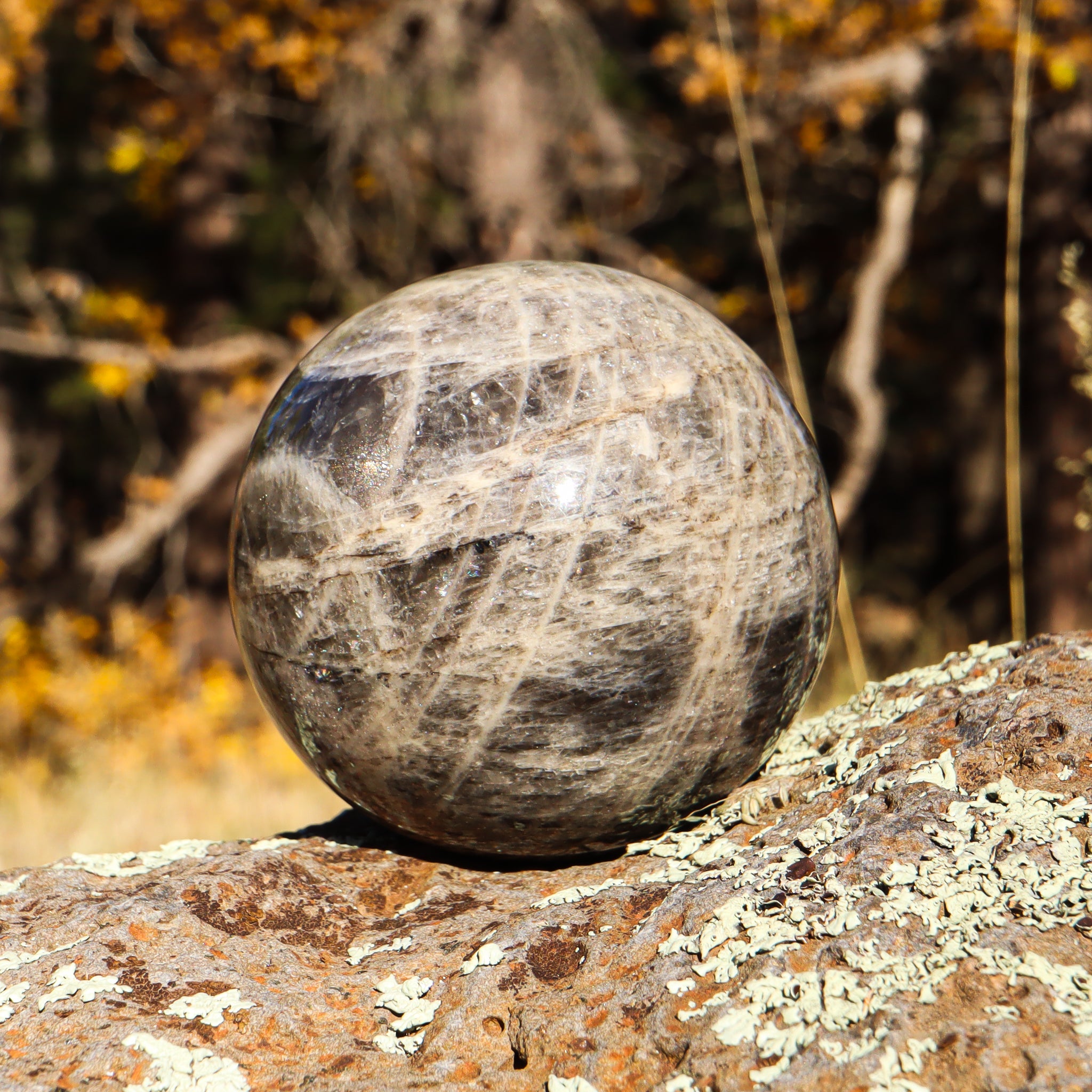 Black Moonstone Sphere