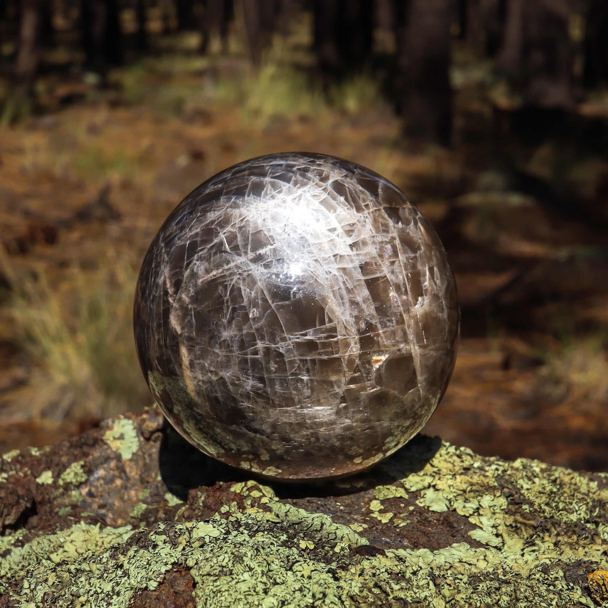 Black Moonstone Sphere