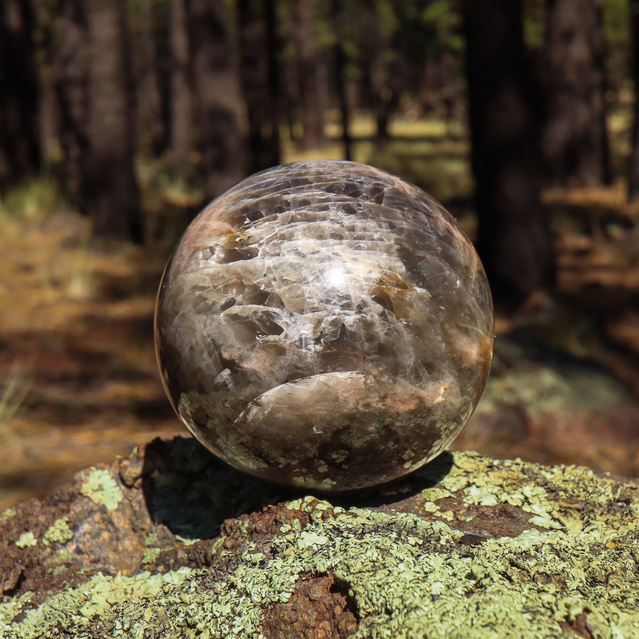 Black Moonstone Sphere