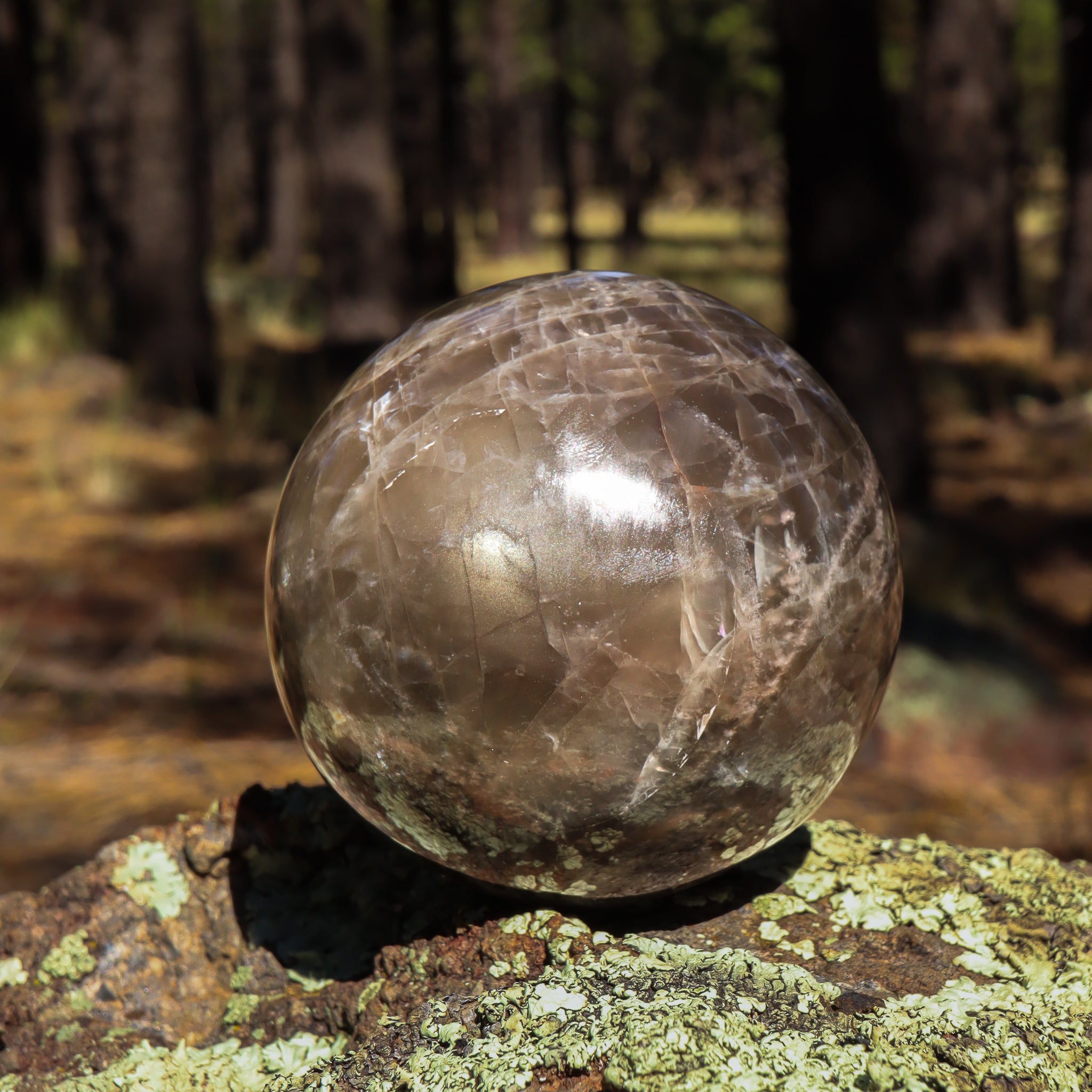 Black Moonstone Sphere