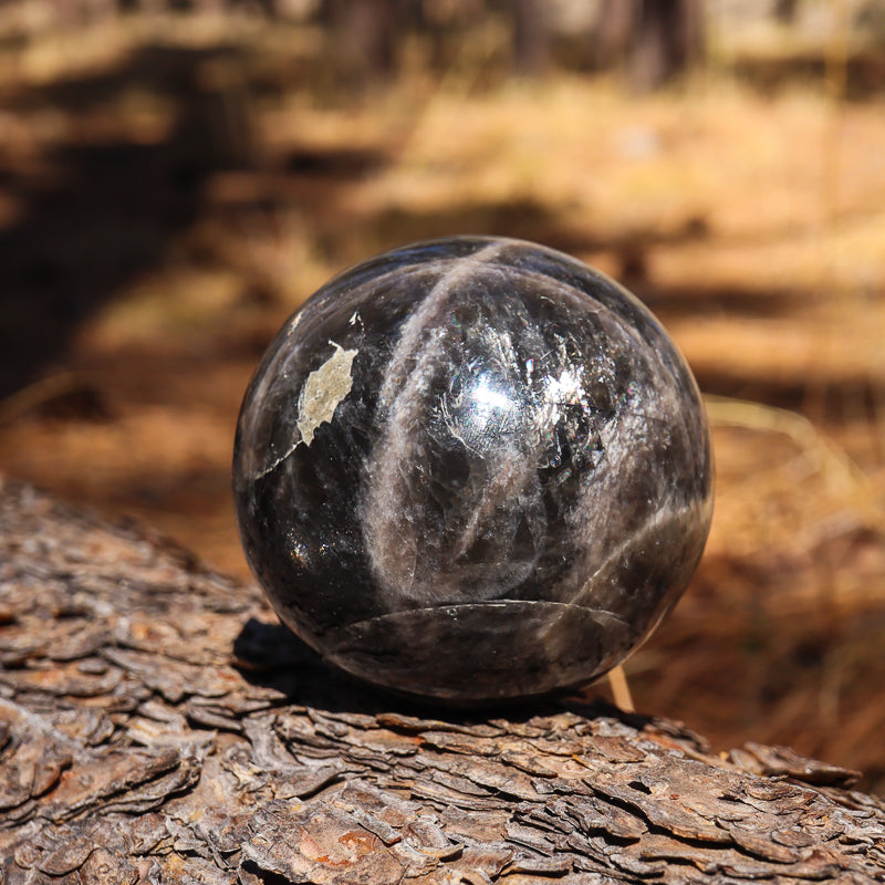Black Moonstone Sphere