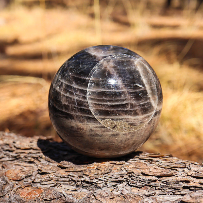 Black Moonstone Sphere