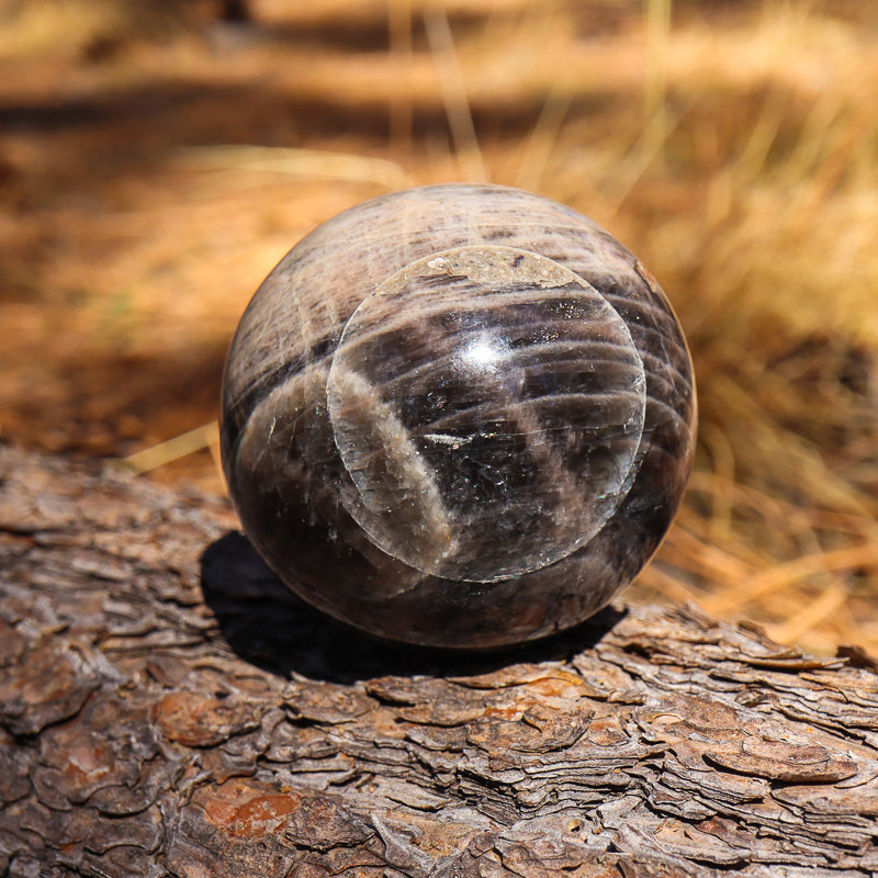 Black Moonstone Sphere