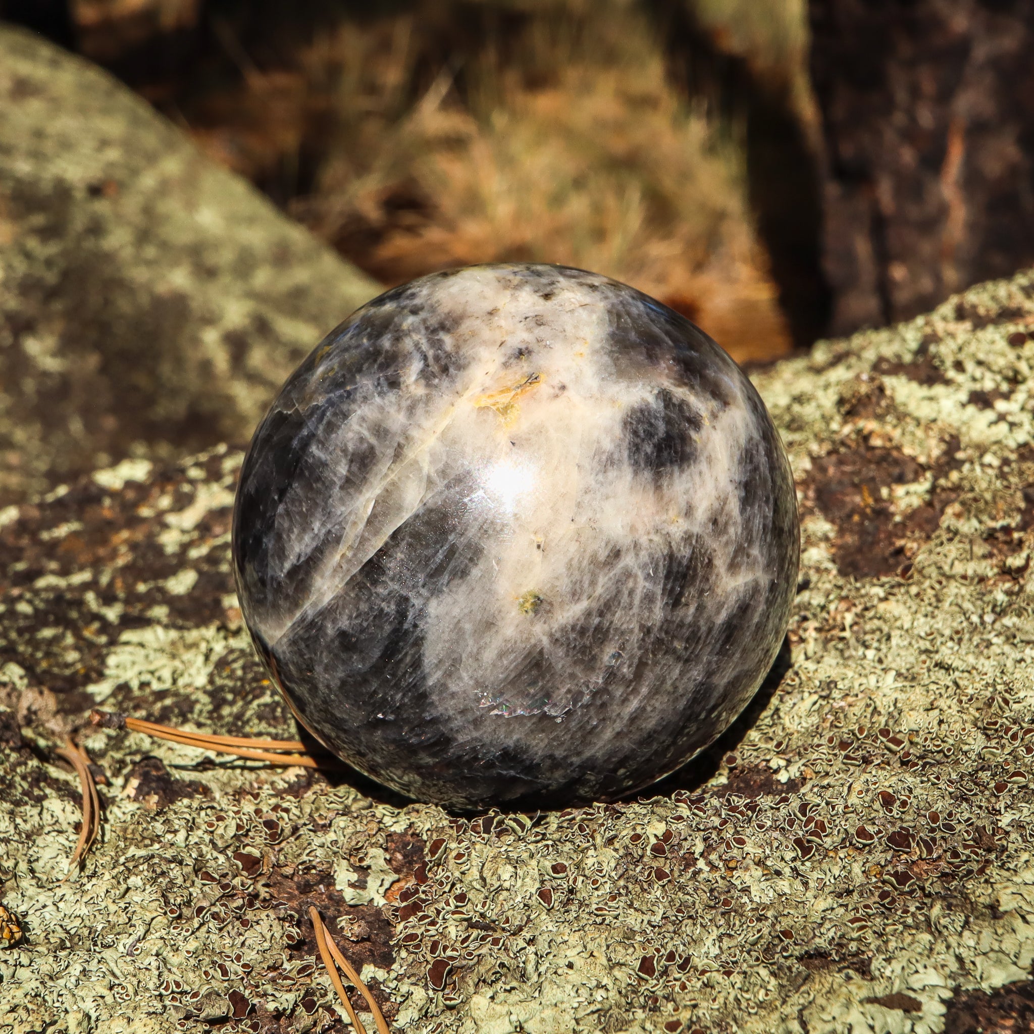 Black Moonstone Sphere
