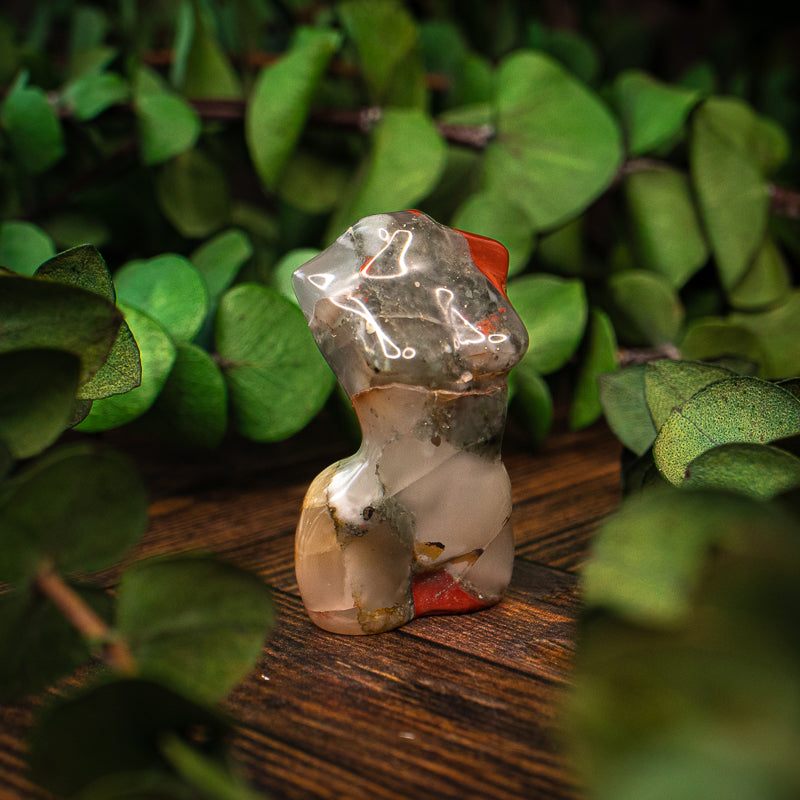 Bloodstone Goddess Bust