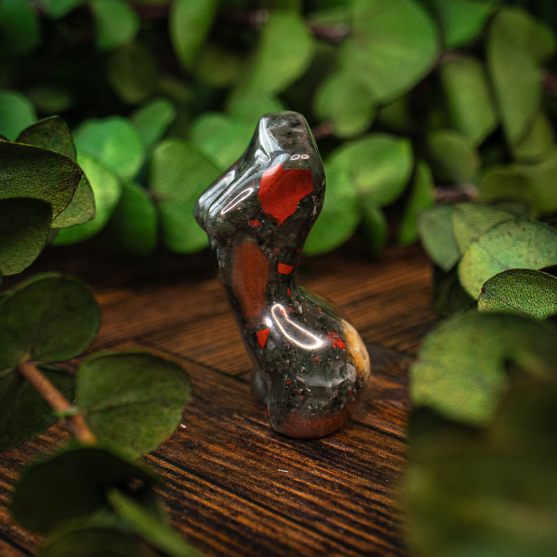 Bloodstone Goddess Bust