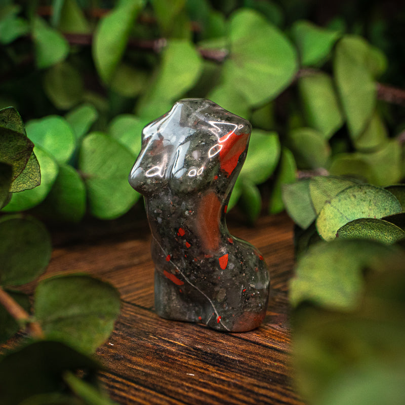 Bloodstone Goddess Bust