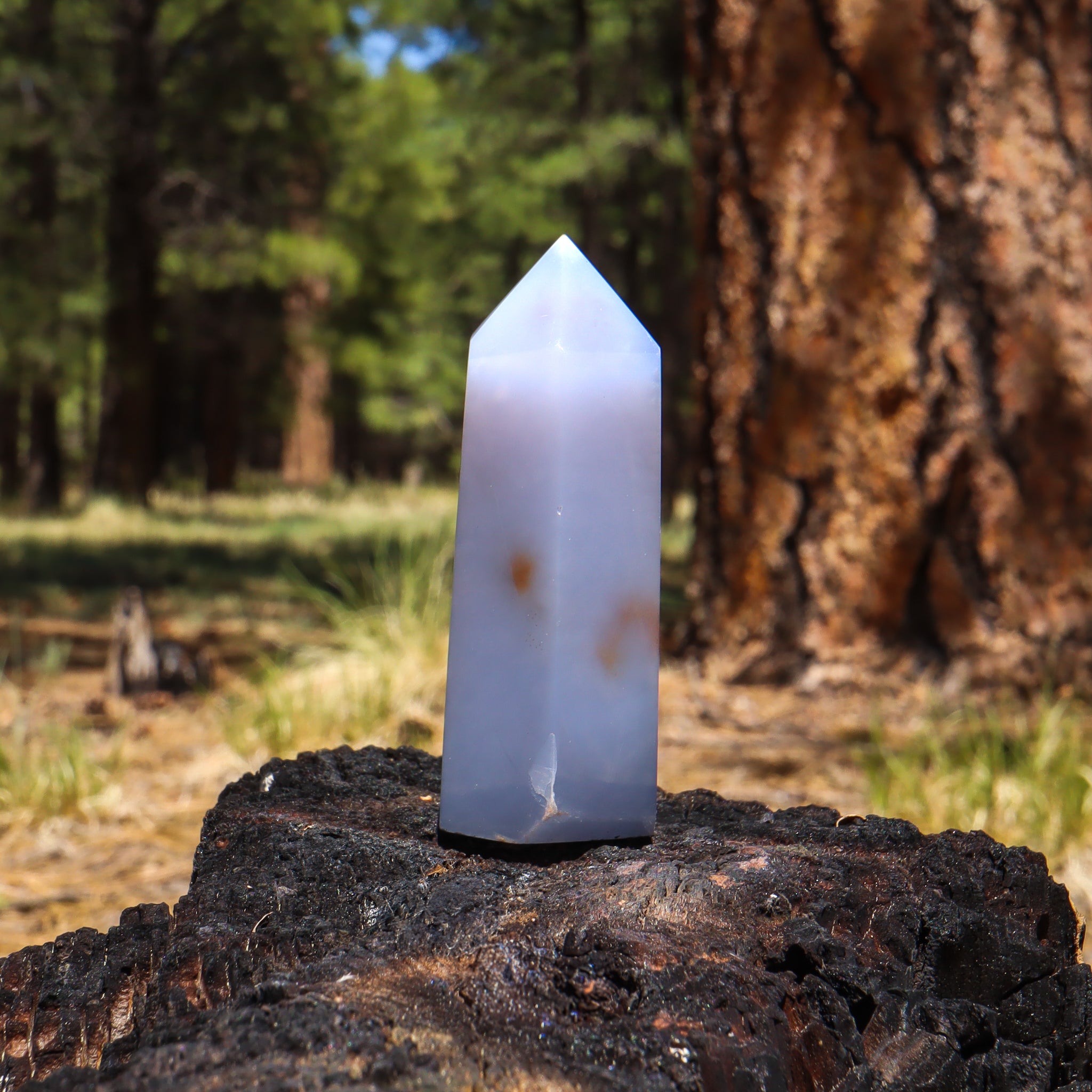 Blue Chalcedony Point