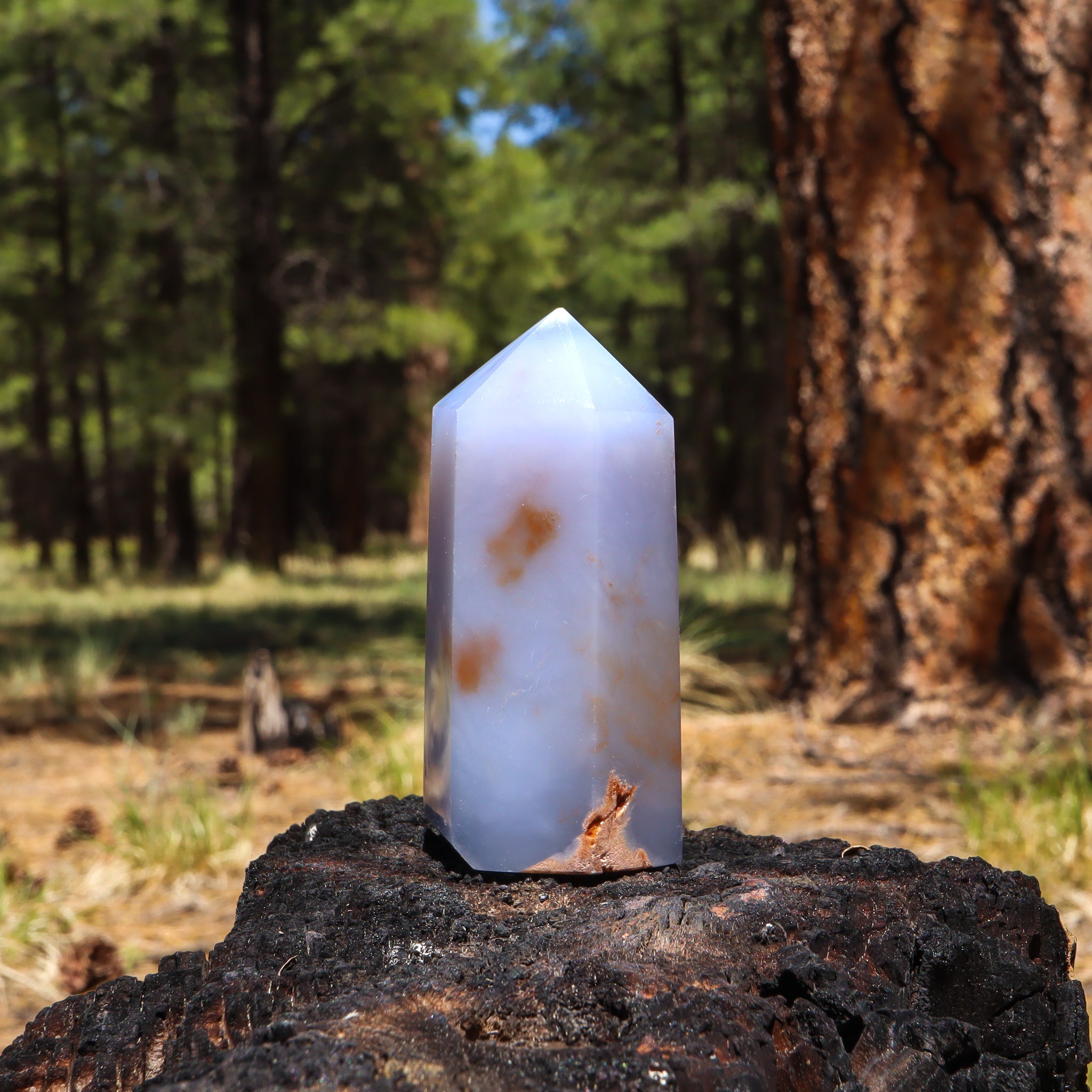 Blue Chalcedony Point