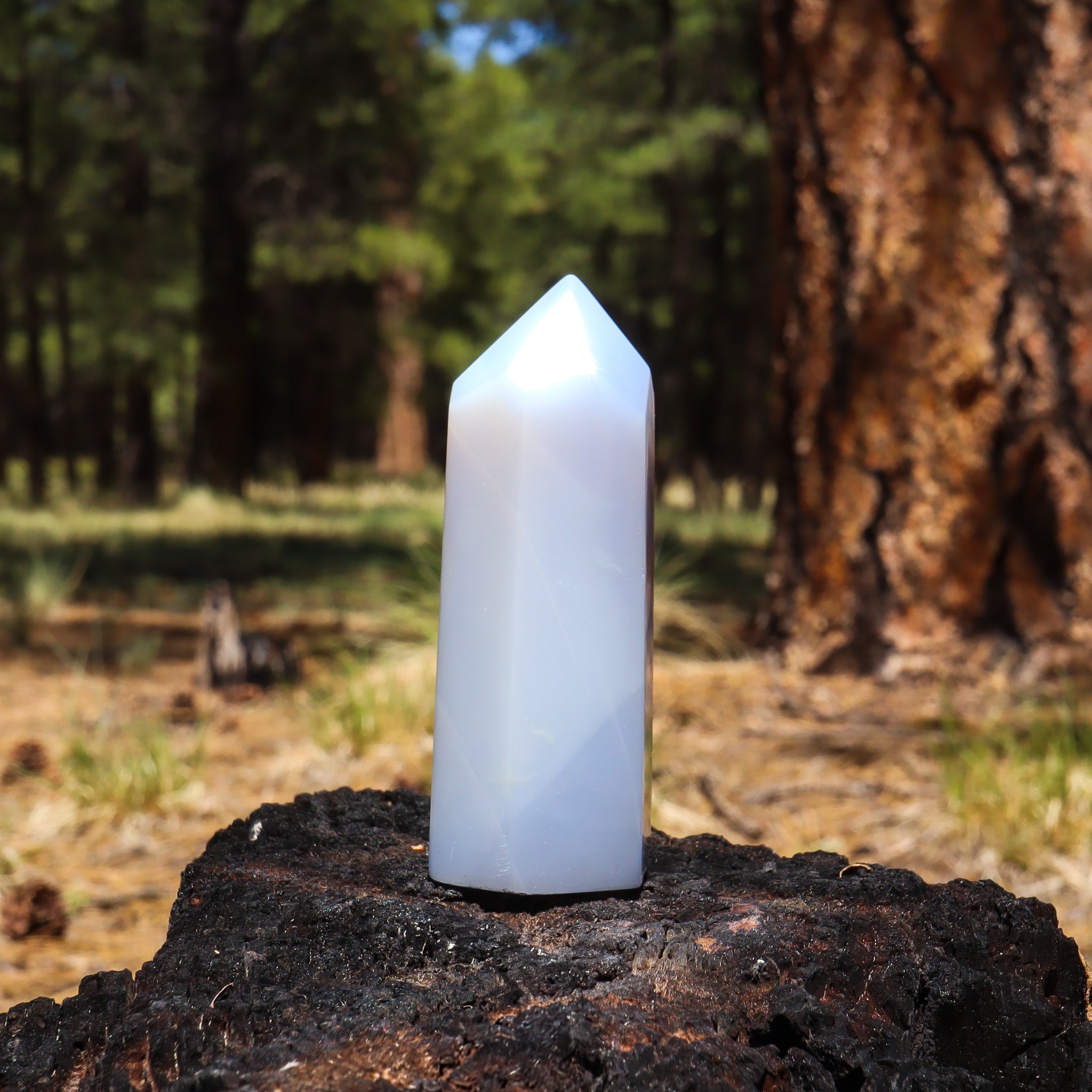Blue Chalcedony Point