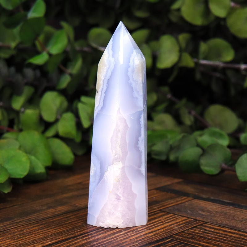 Blue Lace Agate Point