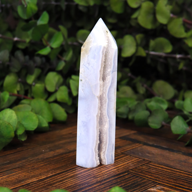 Blue Lace Agate Point