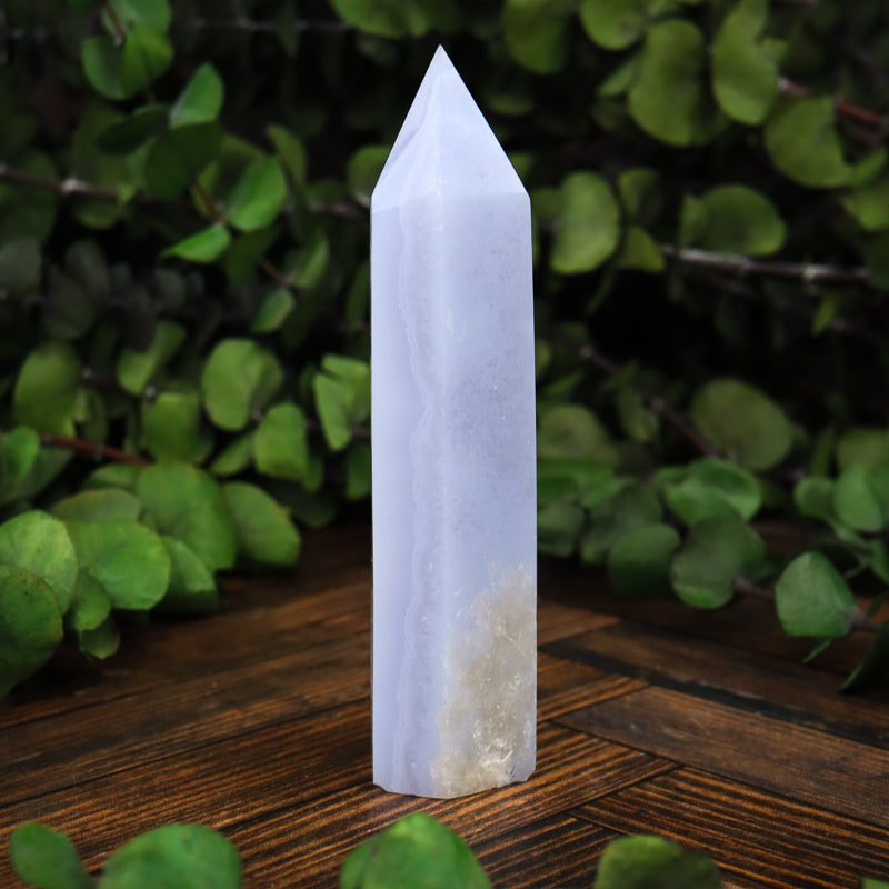 Blue Lace Agate Point