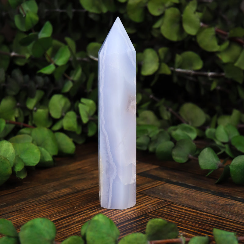 Blue Lace Agate Point