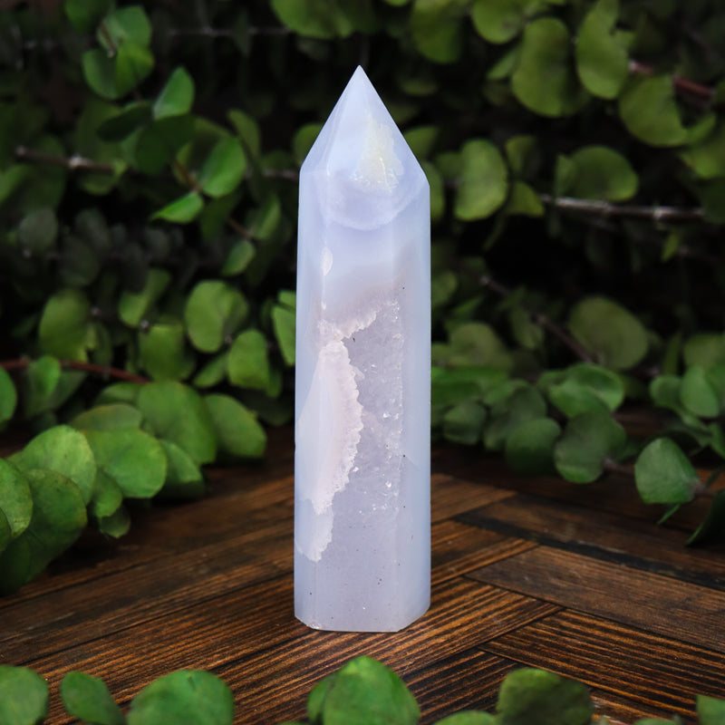 Blue Lace Agate Point