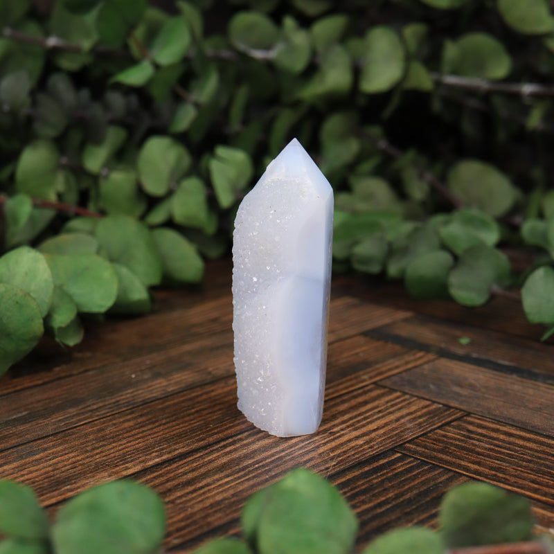Blue Lace Agate Point