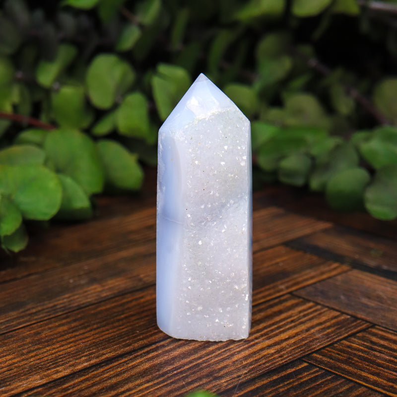 Blue Lace Agate Point