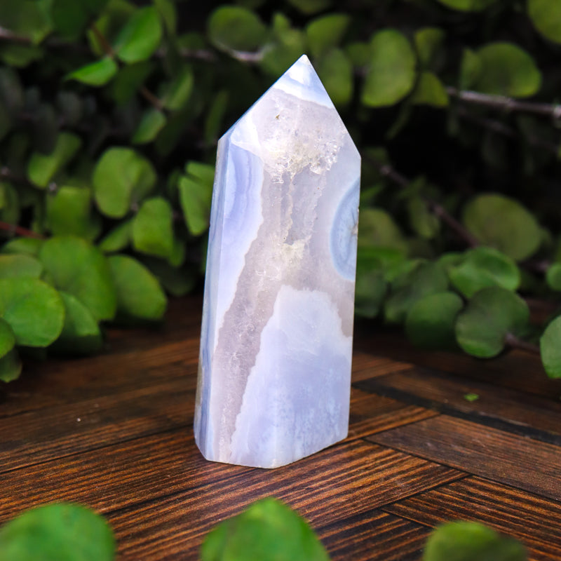 Blue Lace Agate Point