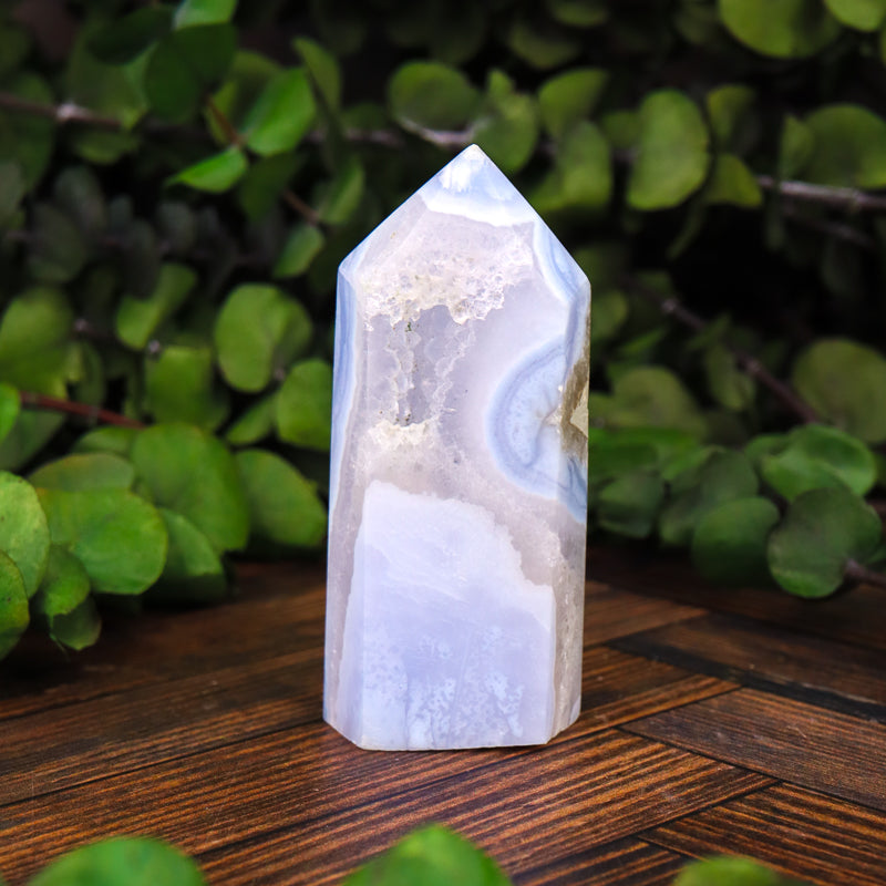 Blue Lace Agate Point