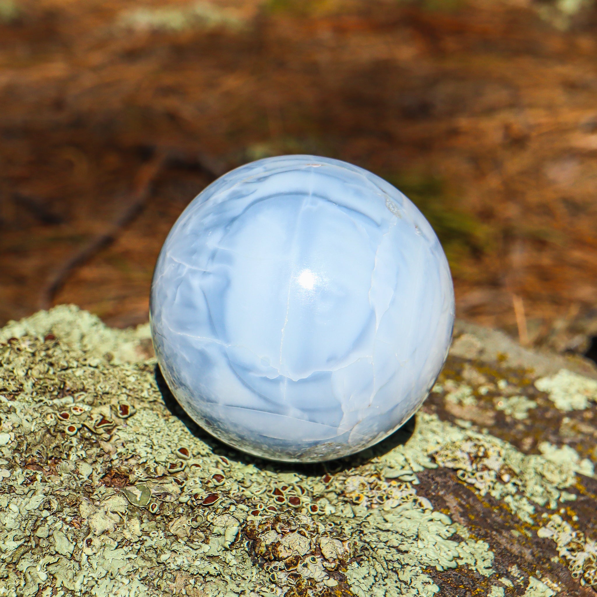 Blue Opal Sphere