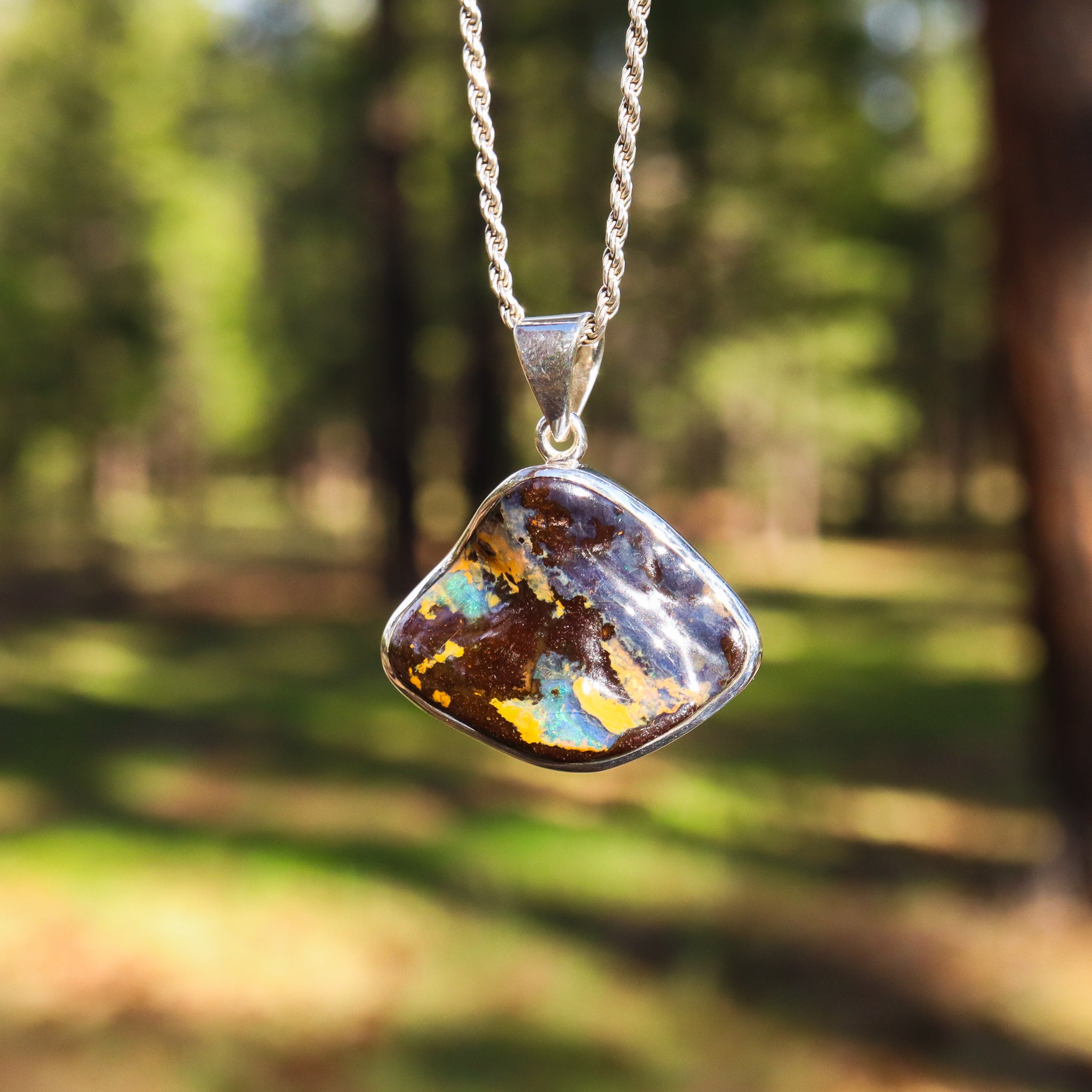 Boulder Opal Pendant