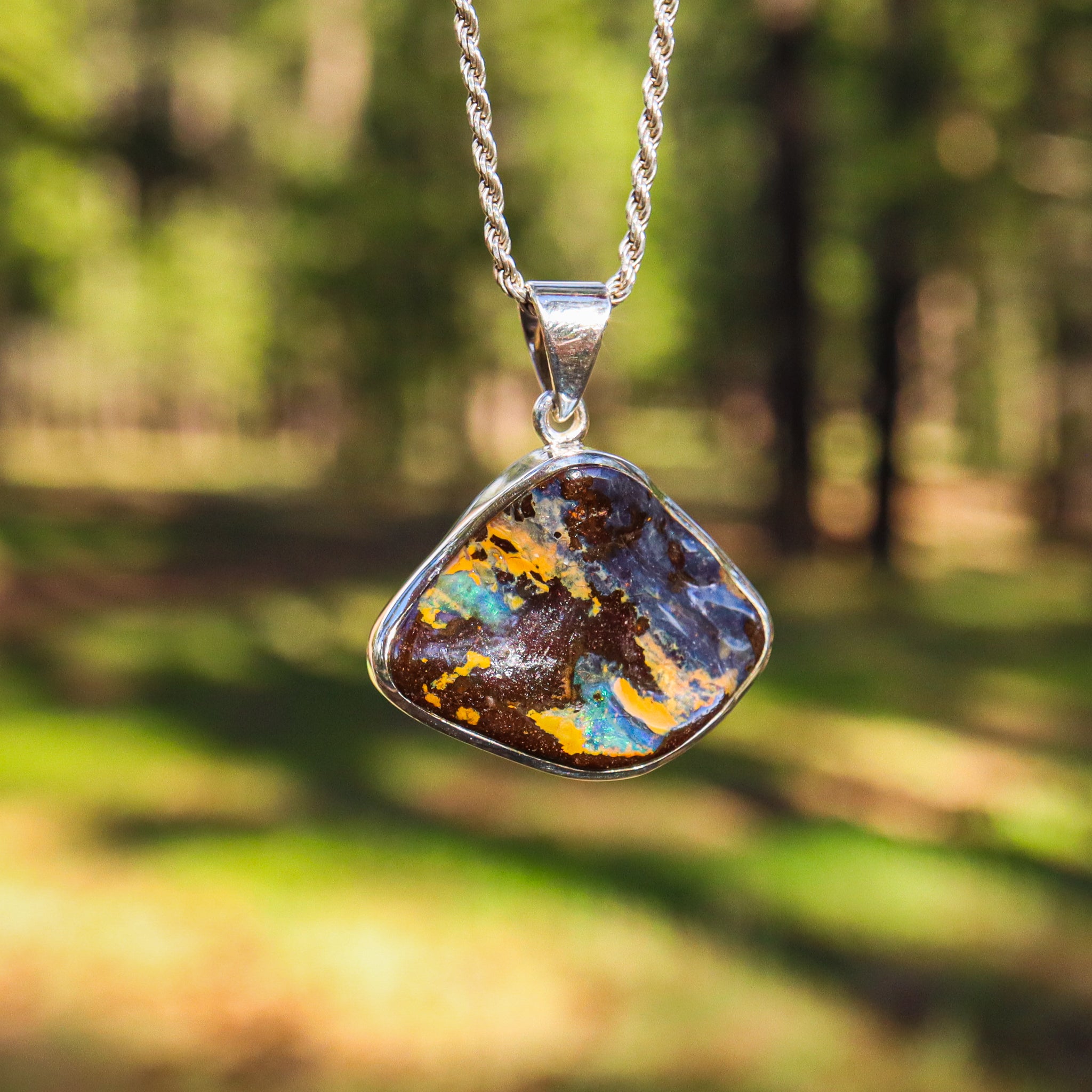 Boulder Opal Pendant