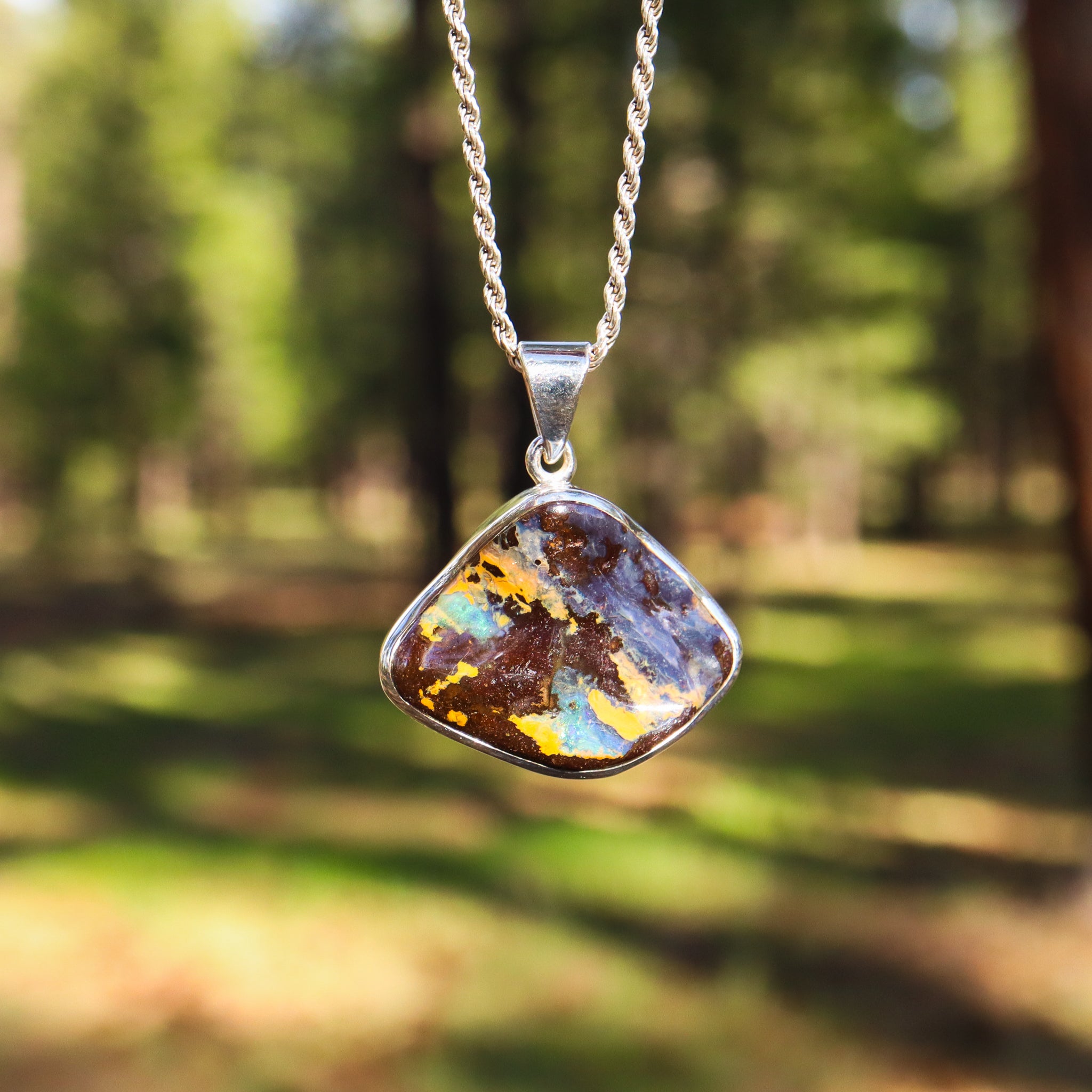 Boulder Opal Pendant