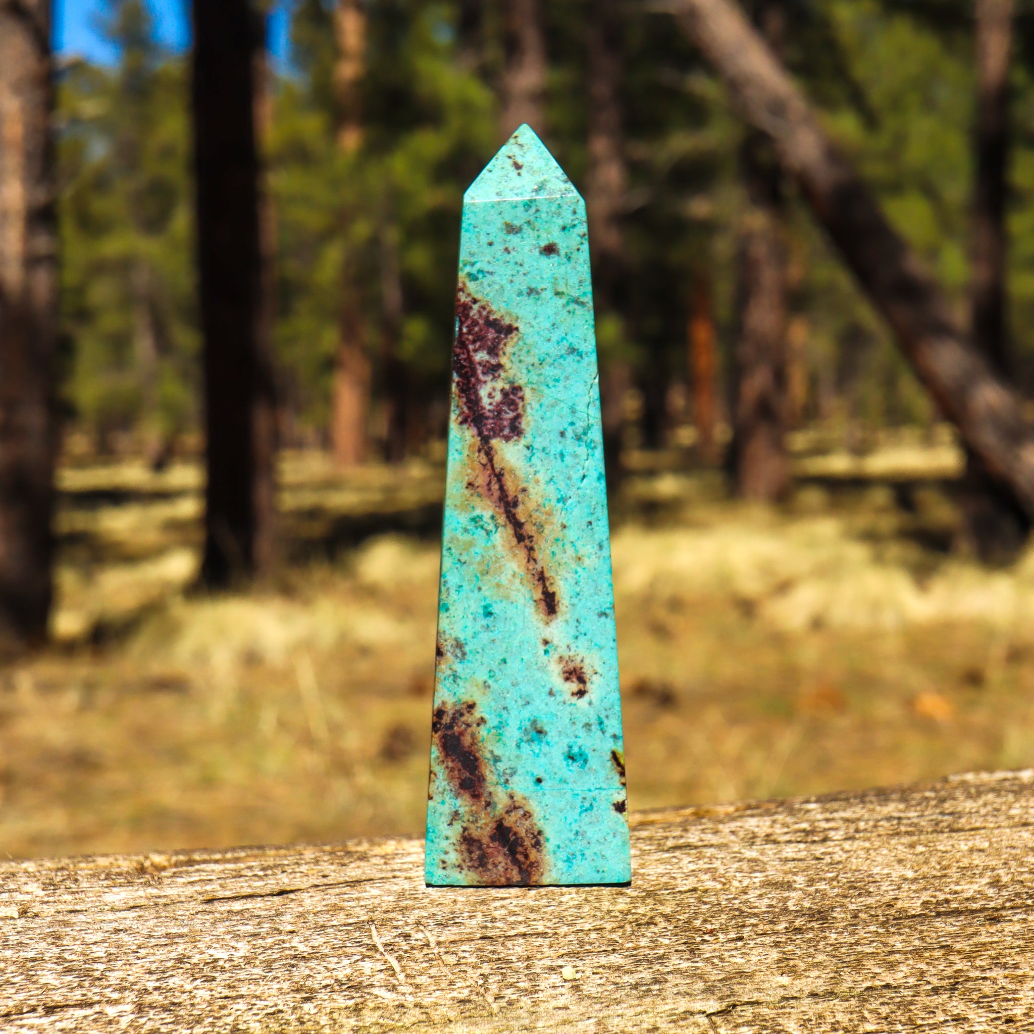 Chrysocolla Obelisk
