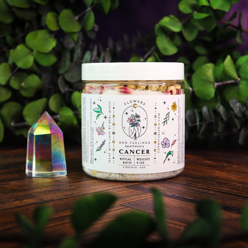 Cancer Ritual Bath by Flowers & Feelings