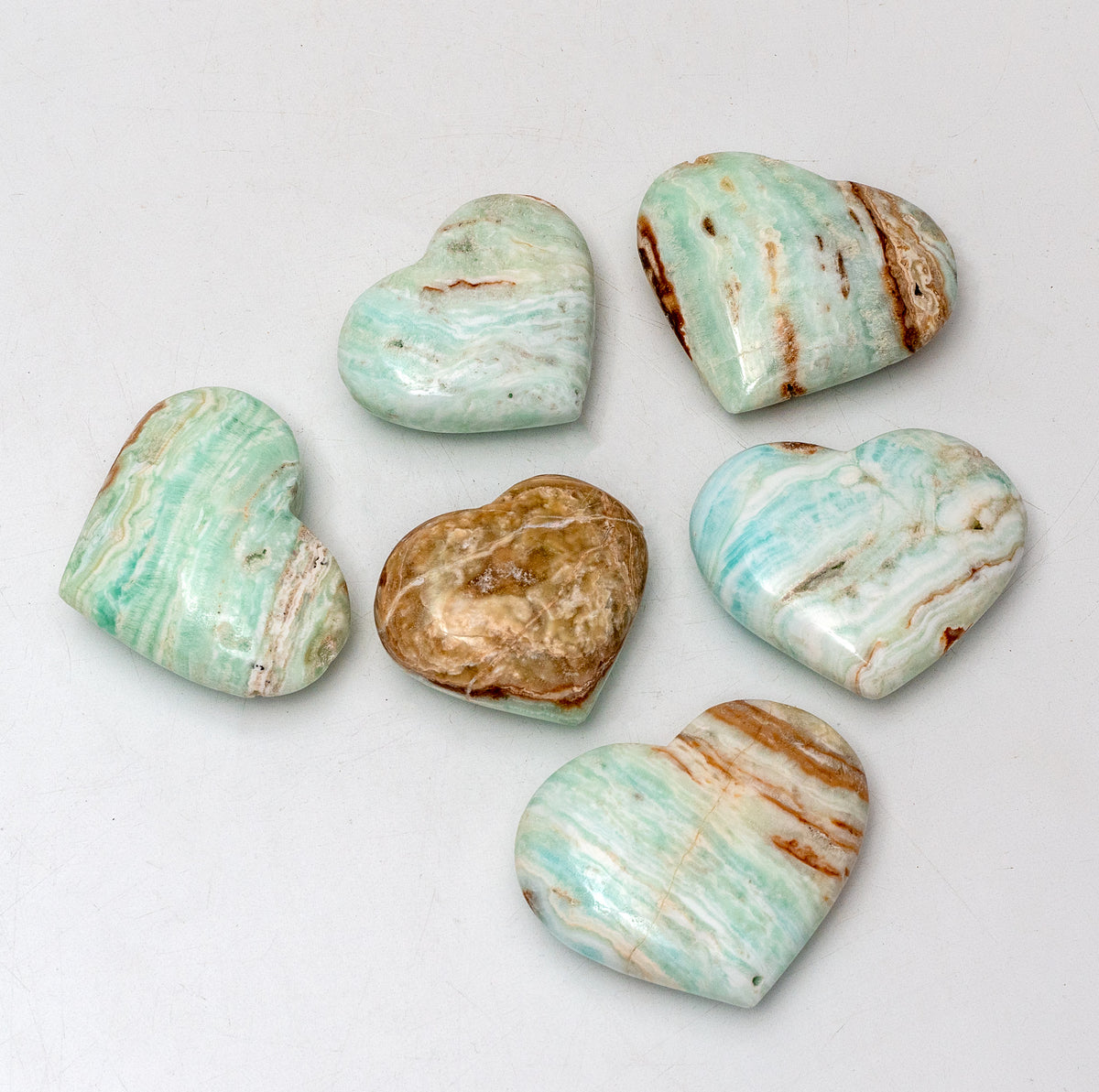 Caribbean Calcite Heart