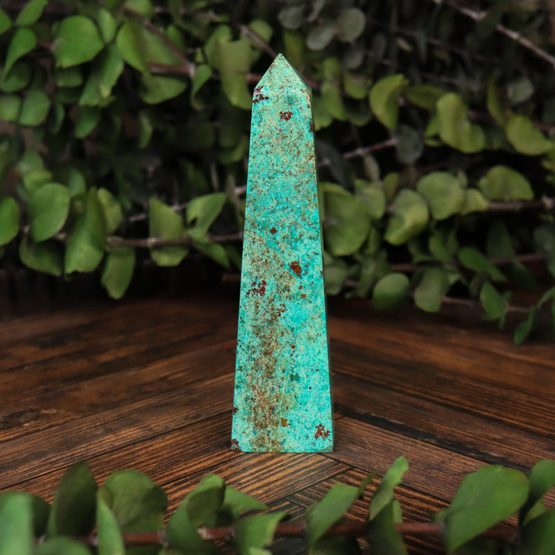 Chrysocolla Obelisk