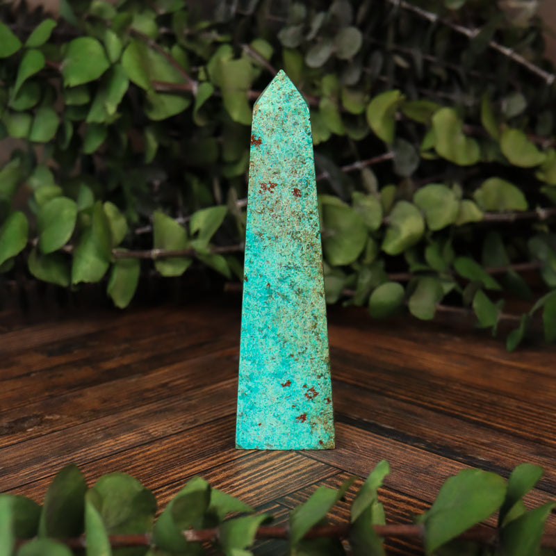 Chrysocolla Obelisk