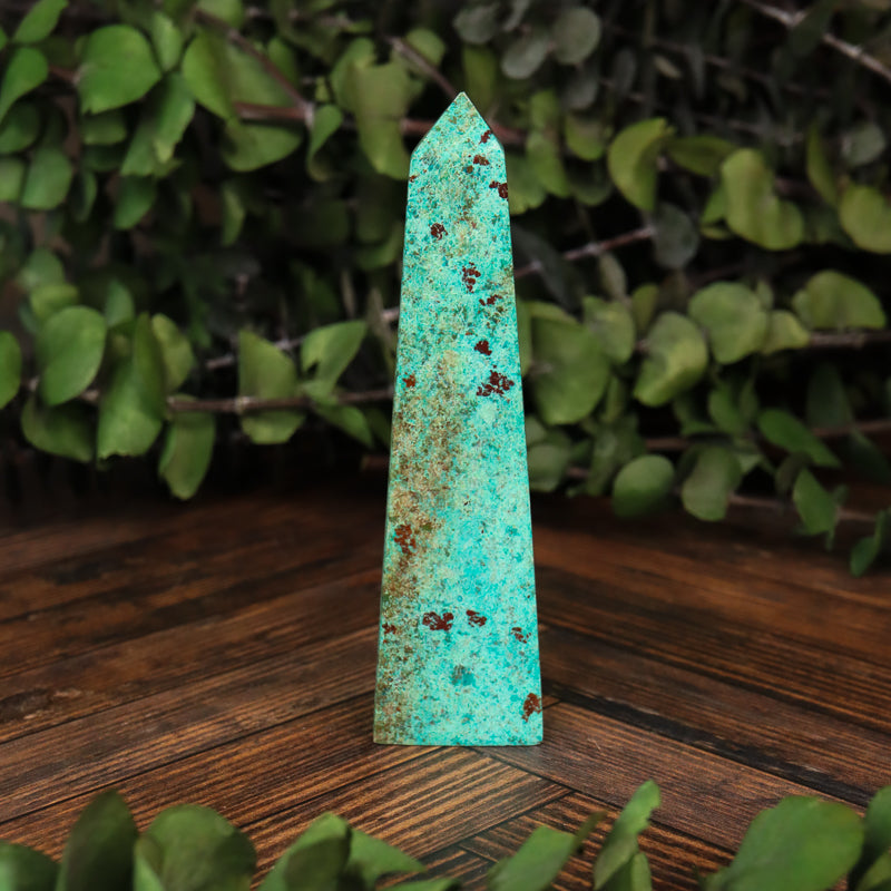 Chrysocolla Obelisk
