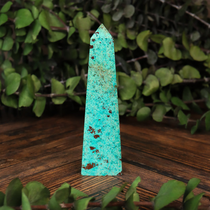 Chrysocolla Obelisk