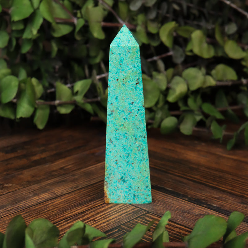 Chrysocolla Obelisk