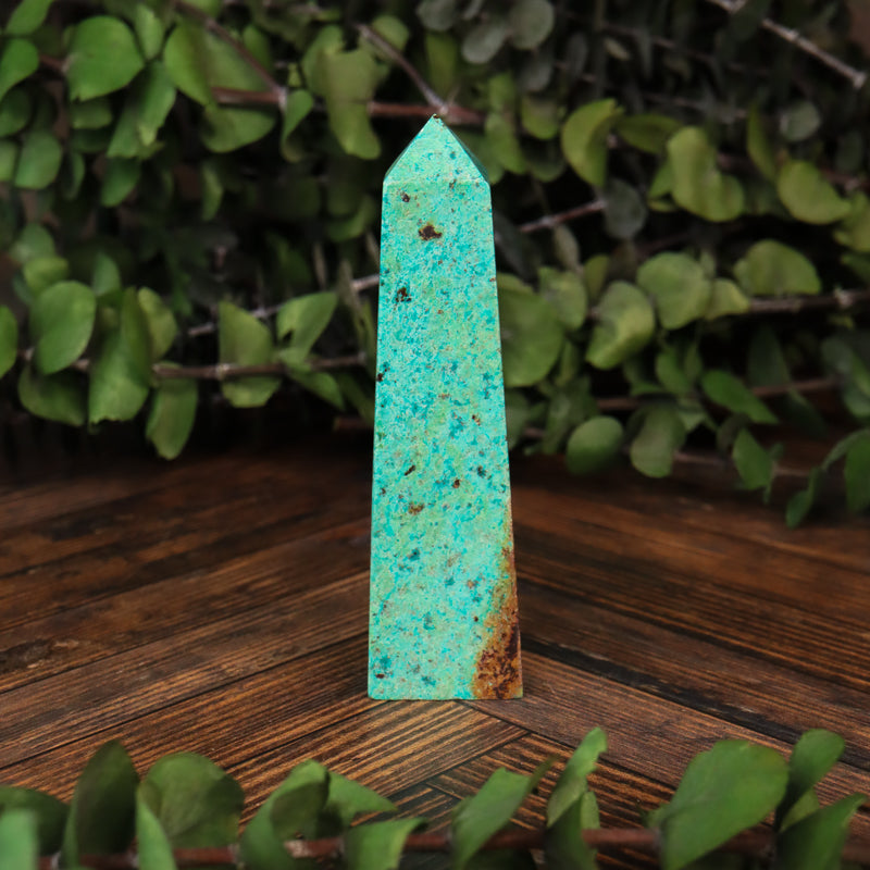 Chrysocolla Obelisk