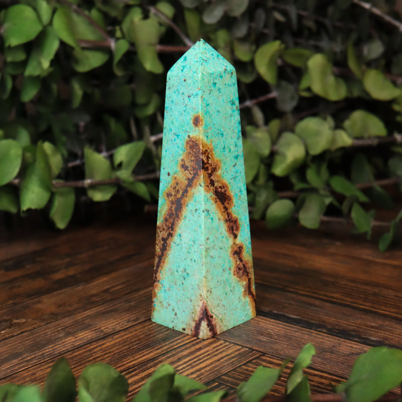 Chrysocolla Obelisk