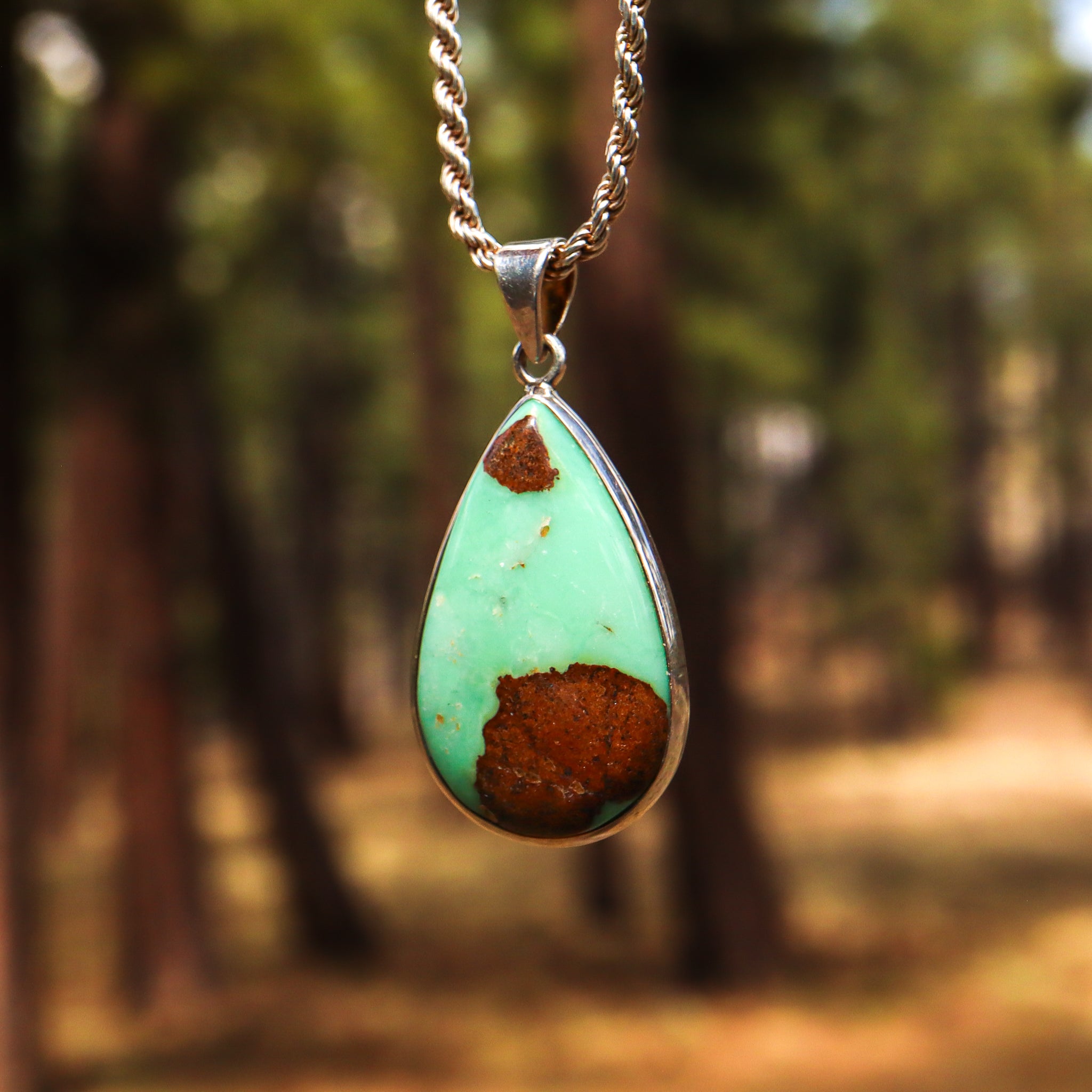 Chrysoprase Pendant