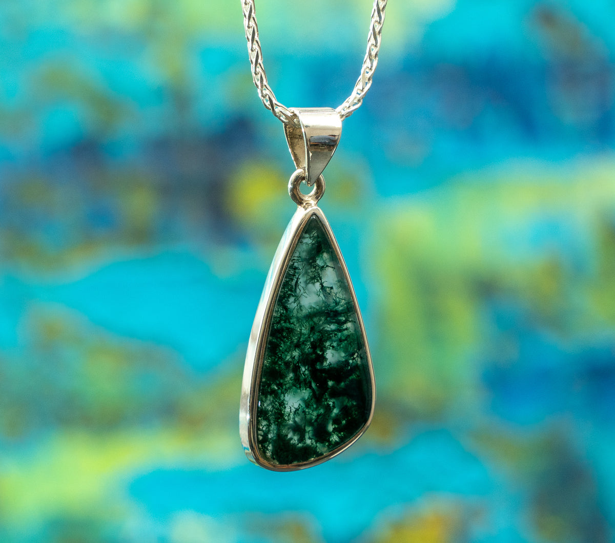 Moss Agate Pendant