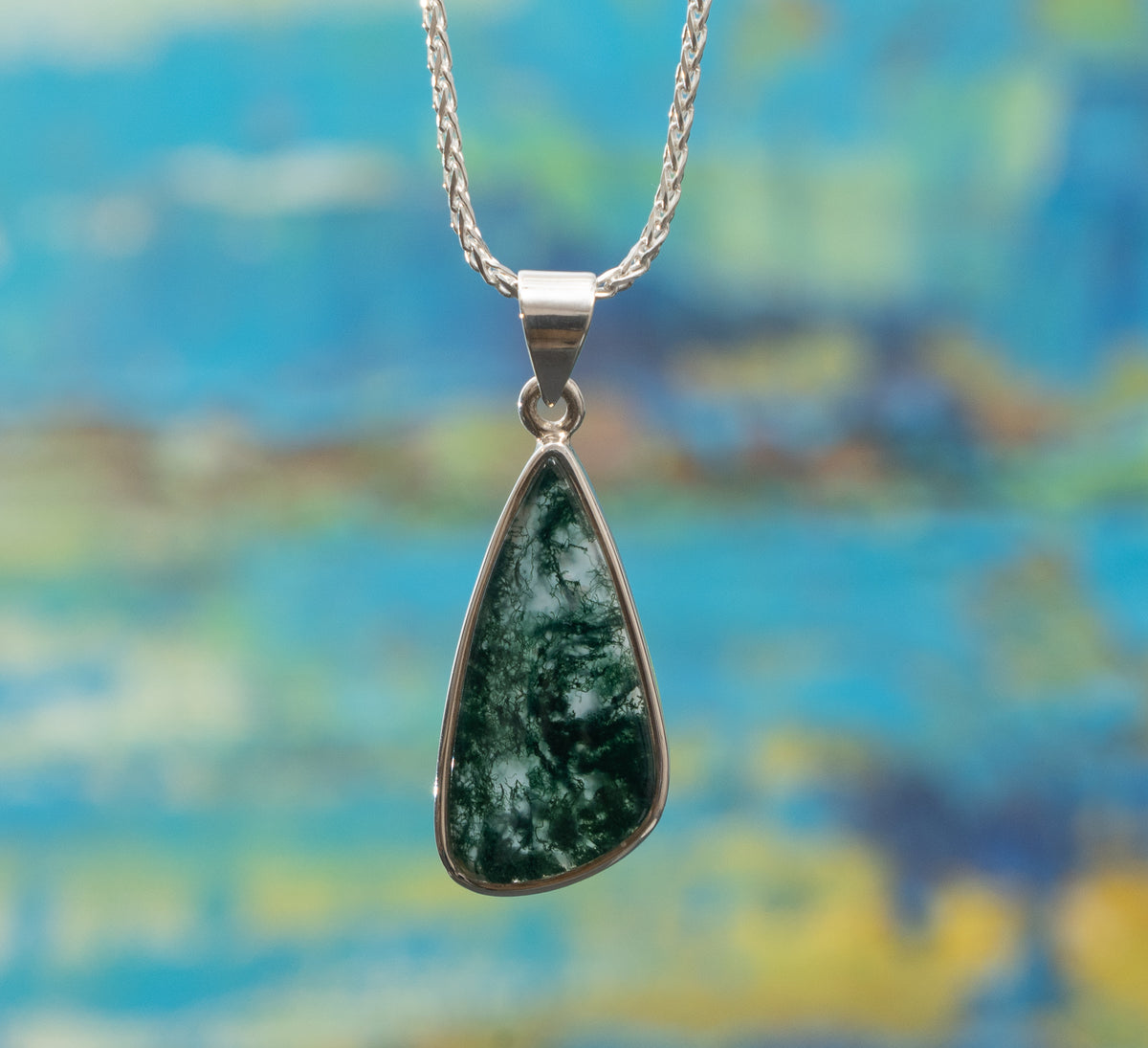 Moss Agate Pendant