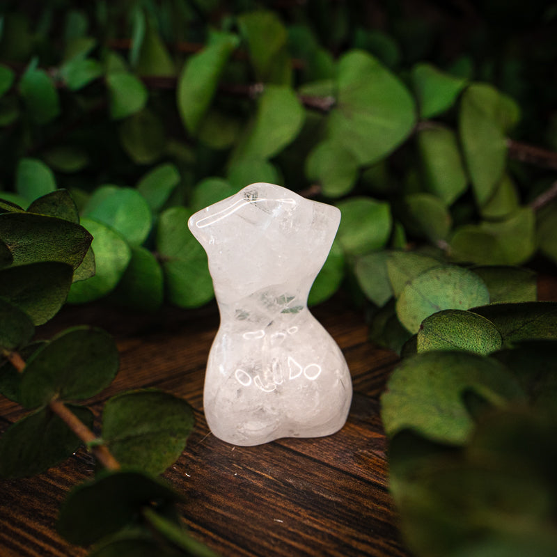 Clear Quartz Goddess Bust