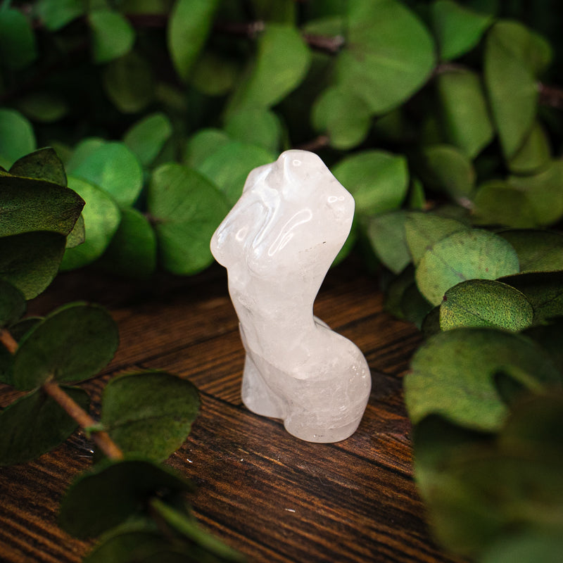 Clear Quartz Goddess Bust